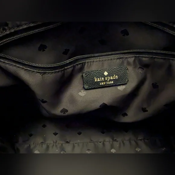 Kate Spade Elegant Black Nylon Tote - Picture 6 of 10